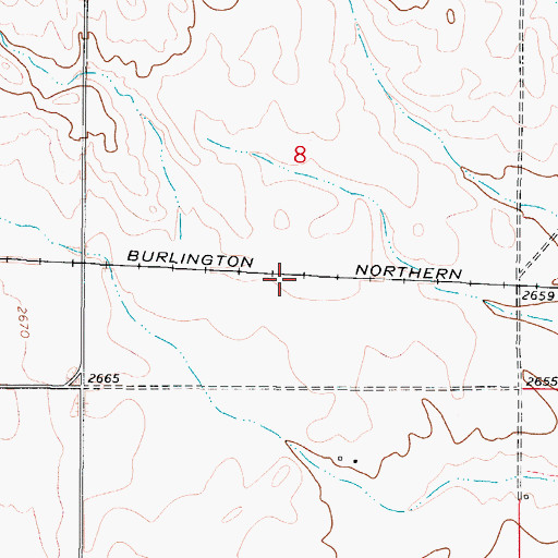 Topographic Map of Gluten (historical), MT