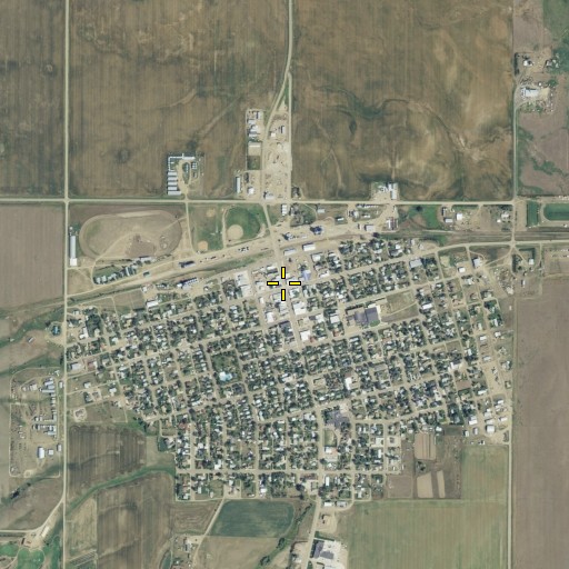 Aerial/Satellite Image of Humbert Hospital (historical), MT
