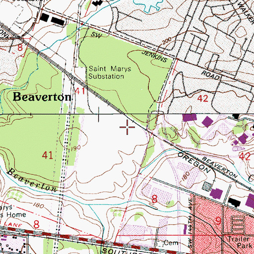 Topographic Map of General Motors (historical), OR