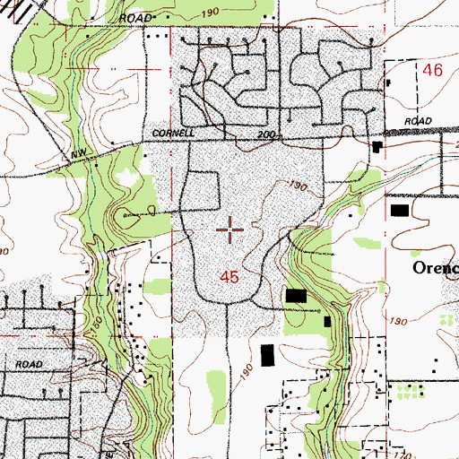 Topographic Map of Milkapsi (historical), OR