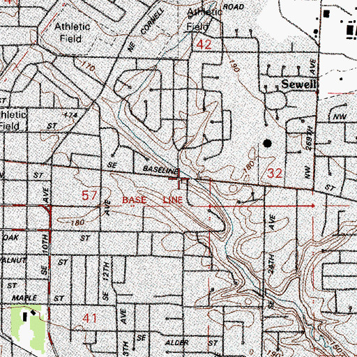 Topographic Map of Moffat (historical), OR