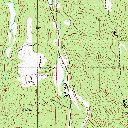 Topographic Map of Schmidlin Spur (historical), OR