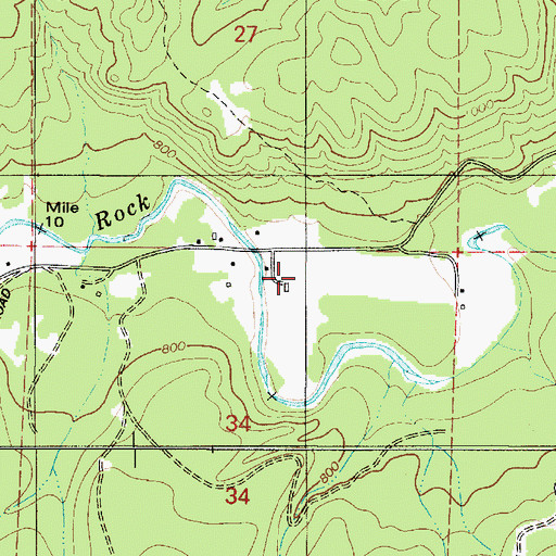 Topographic Map of Zan (historical), OR