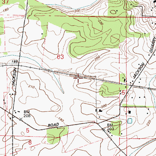 Topographic Map of Twin Fir (historical), OR