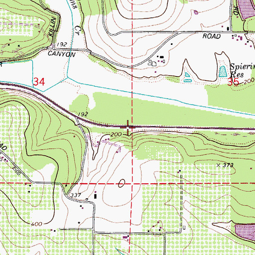 Topographic Map of Dorn Spur (historical), OR