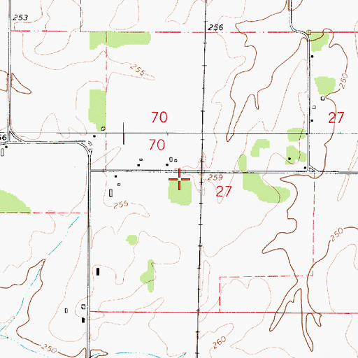 Topographic Map of Bellplain (historical), OR