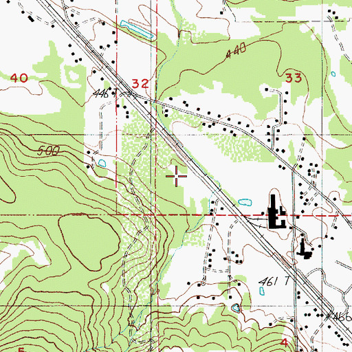 Topographic Map of Kenshaws-Bauman Sales Incorporated (historical), OR