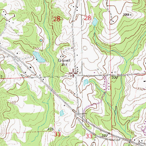 Topographic Map of Apostolic Faith Mission Church, AL