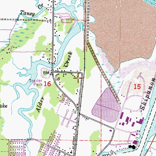 Topographic Map of Warrenton Clay Spur (historical), OR