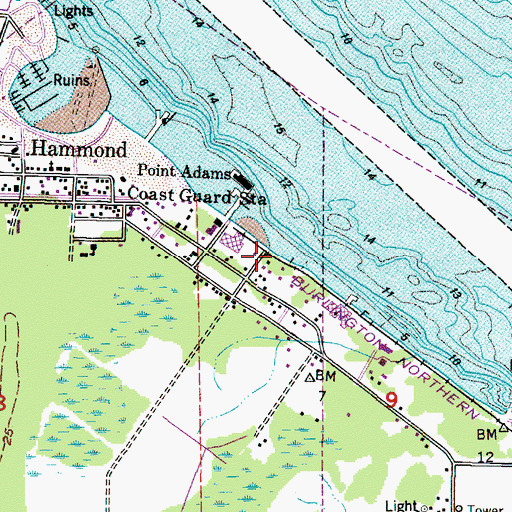 Topographic Map of Bioproducts (historical), OR