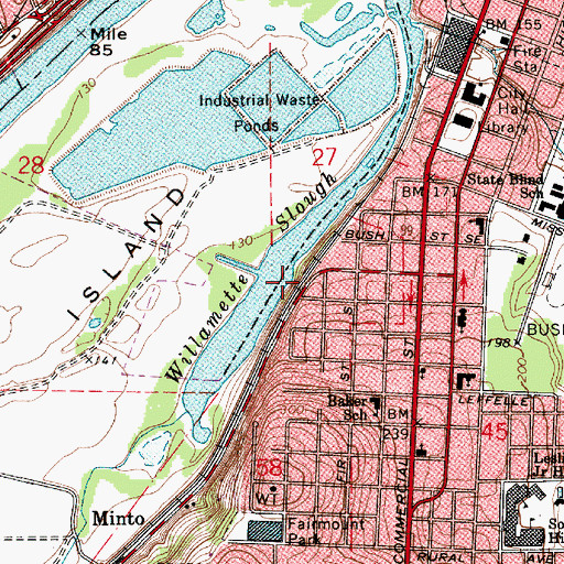 Topographic Map of Melas (historical), OR