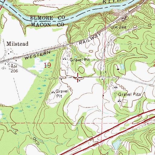 Topographic Map of Auburn University Experiment Station, AL