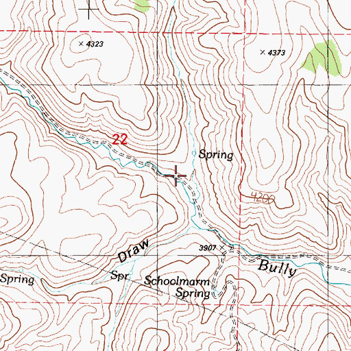 Topographic Map of Steamboat Creek, OR