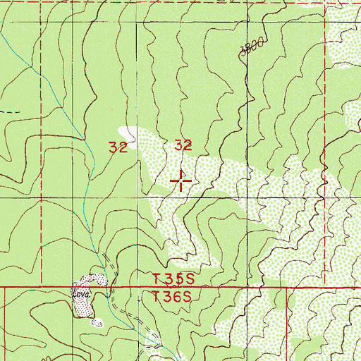 Topographic Map of Medford Watershed, OR