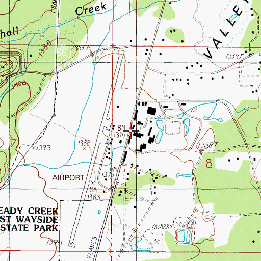 Topographic Map of Siskiyou Aerial Project Complex, OR
