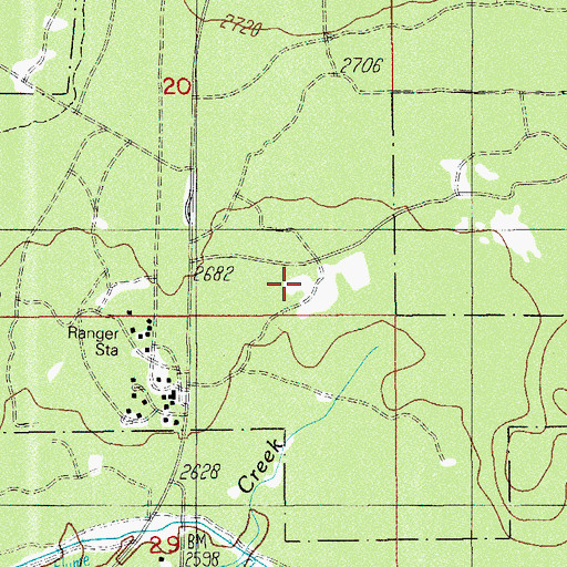 Topographic Map of Prospect Sanitary Landfill, OR