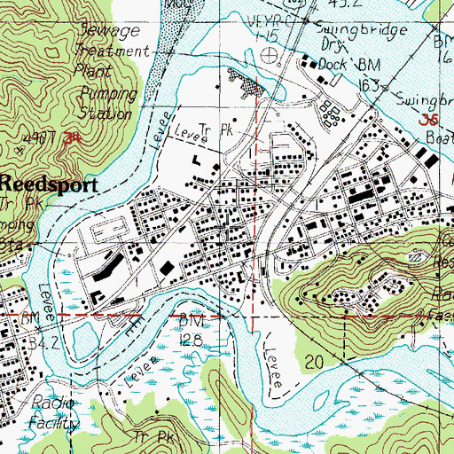 Topographic Map of Triangle Park, OR