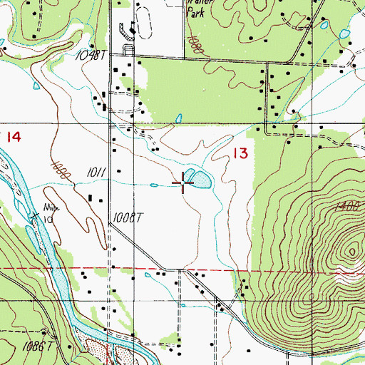 Topographic Map of House Reservoir, OR