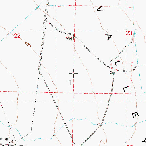 Topographic Map of Outerkirk Ranch, OR