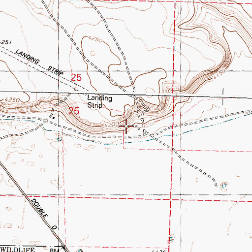 Topographic Map of Old Tyler Place, OR