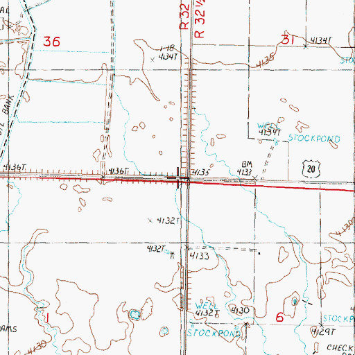 Topographic Map of Fort Harney Historical Monument, OR