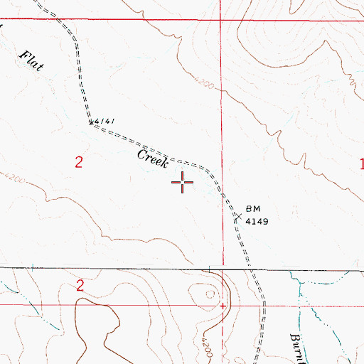 Topographic Map of Crawley-Rinehart Reservoir, OR