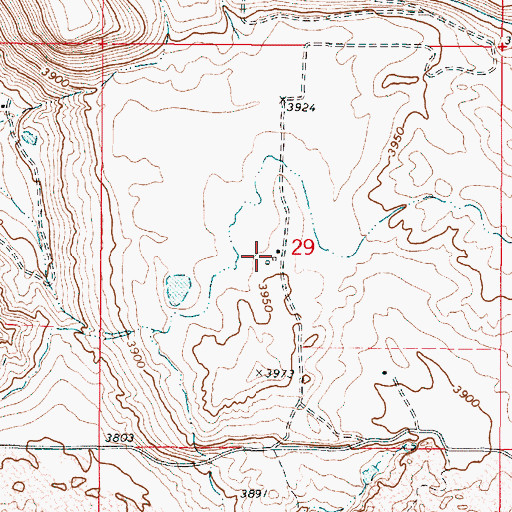 Topographic Map of White Ranch, OR