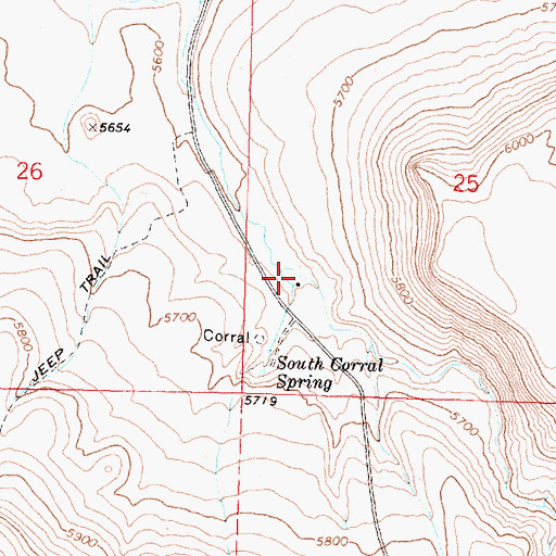 Topographic Map of BLM Field Camp, OR