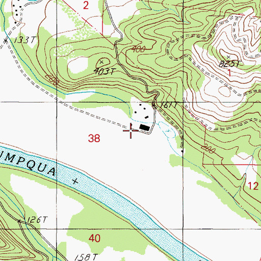 Topographic Map of Dwight Phipps State Forest Nursery, OR