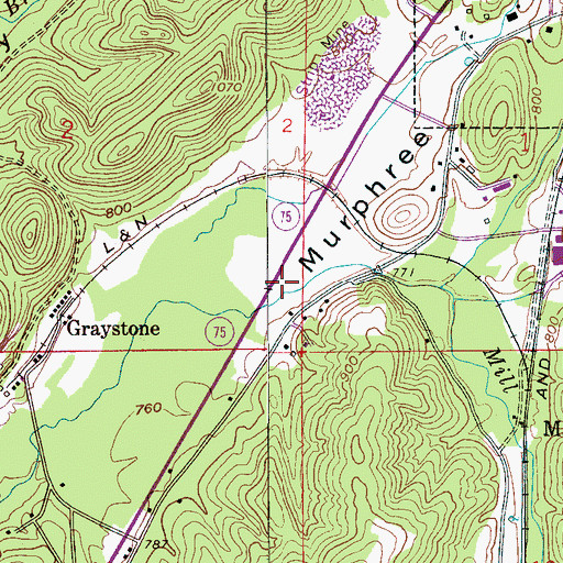 Topographic Map of Apostolic Jesus Name Mission Church, AL