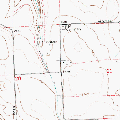 Topographic Map of H Johnson Ranch, OR