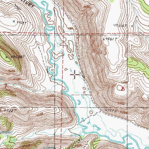 Topographic Map of Lower Thissel Place, OR