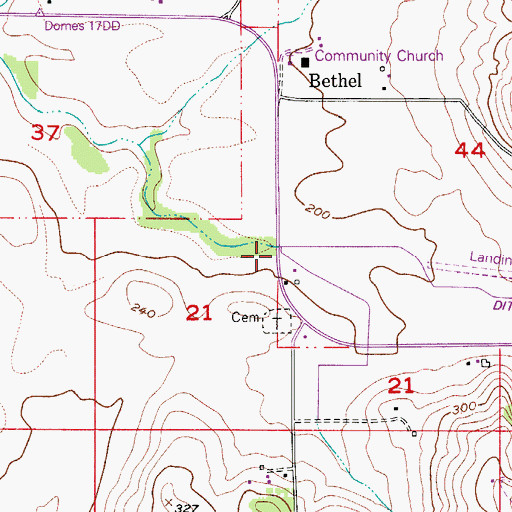Topographic Map of Plum Valley, OR