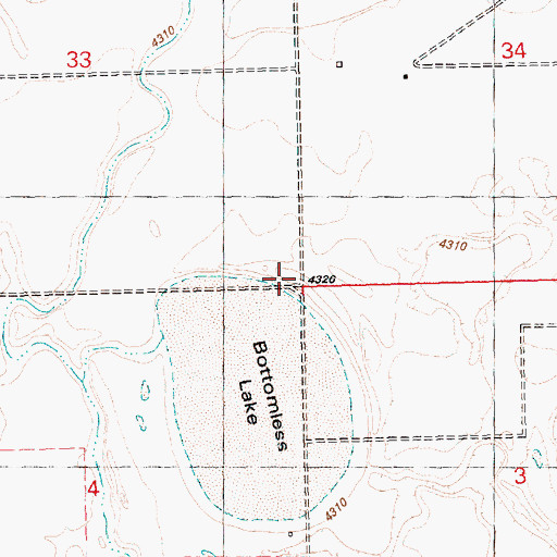 Topographic Map of Mallets Ranch, OR