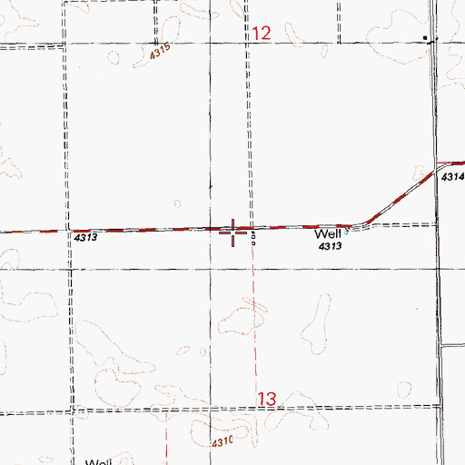 Topographic Map of Desert Ranch, OR