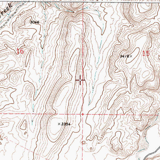 Topographic Map of Copeland Trough Spring, OR