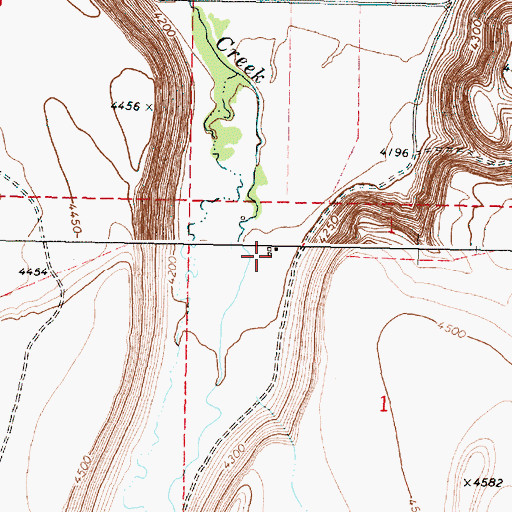 Topographic Map of Witzel Ranch, OR