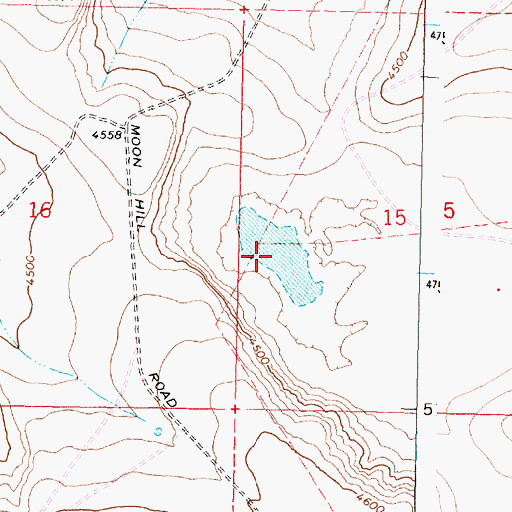 Topographic Map of Frazier Lake, OR