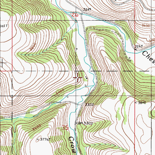 Topographic Map of M Birkmaier Ranch, OR