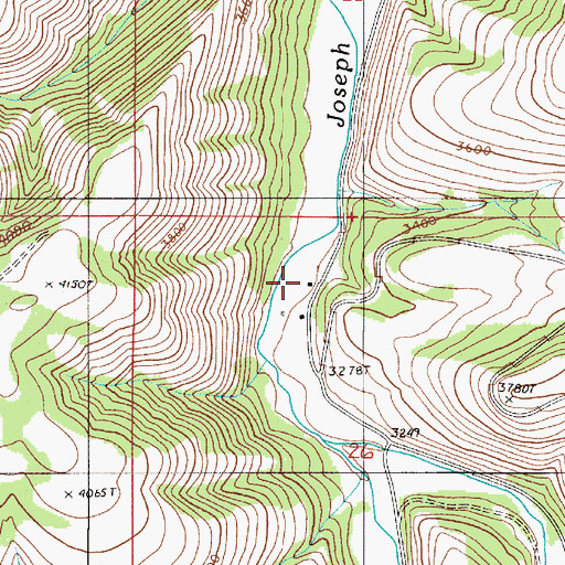 Topographic Map of Davis Ranch, OR