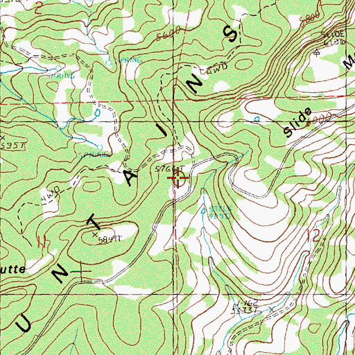 Topographic Map of Howard Spring, OR
