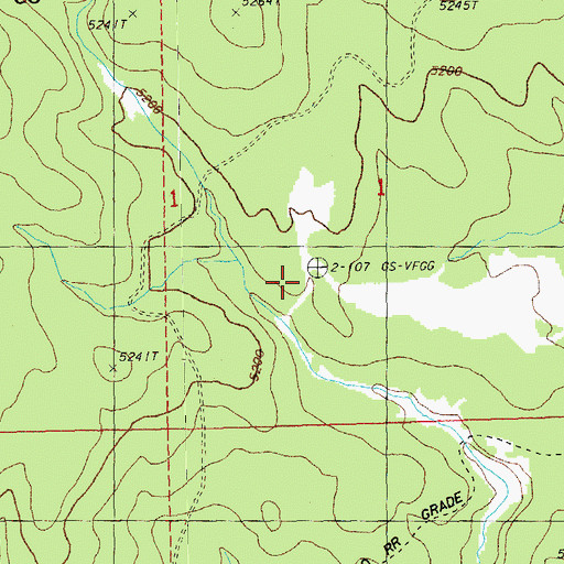 Topographic Map of Echo Pit Tank, OR