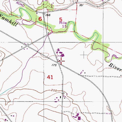 Topographic Map of Bell (historical), OR