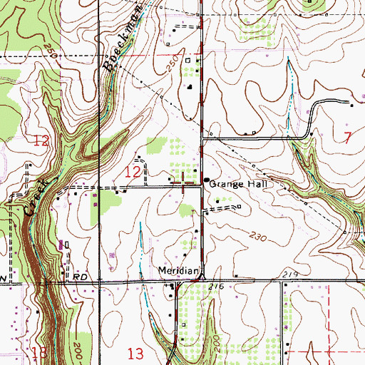 Topographic Map of Frog Pond, OR