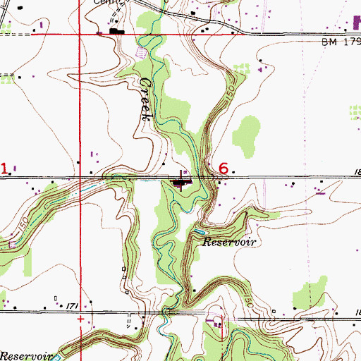 Topographic Map of Tile Factory Bridge, OR