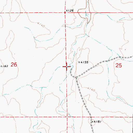 Topographic Map of Mud Puddle Pit, OR