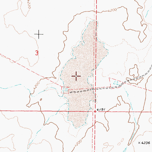 Topographic Map of West Pit, OR
