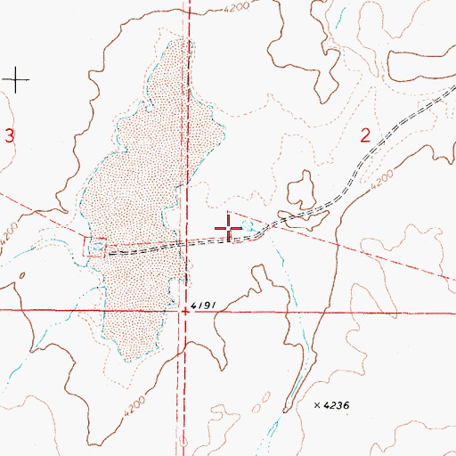 Topographic Map of East Pit, OR