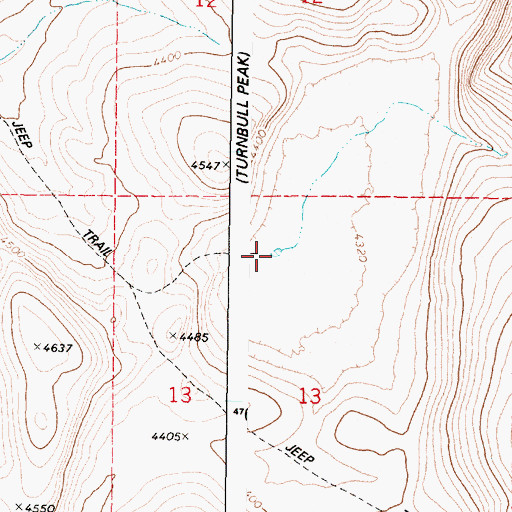 Topographic Map of West Turnbull Pit, OR