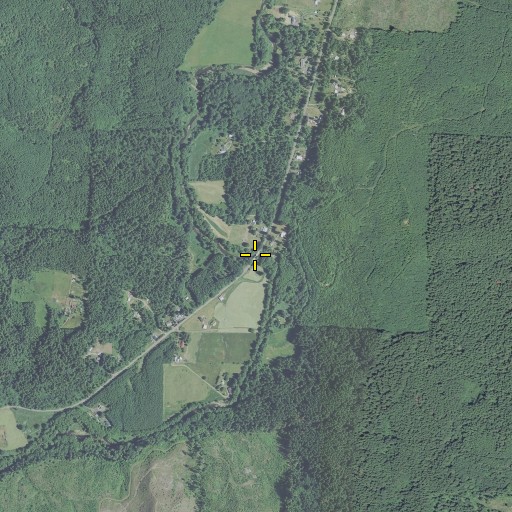 Aerial/Satellite Image of Arcadia Bridge, OR